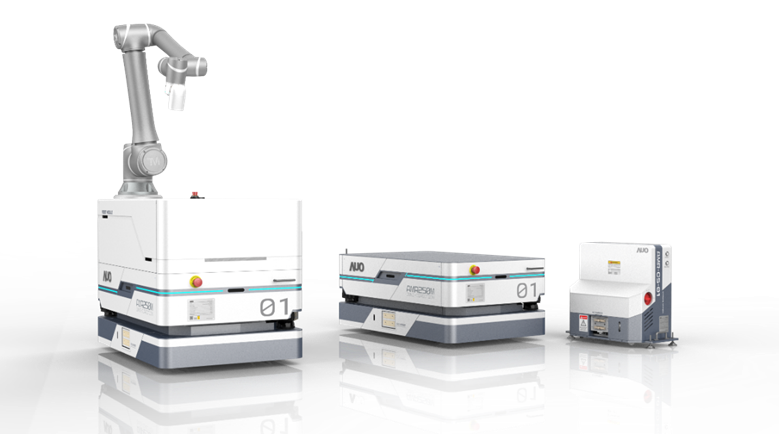 人生就是搏數位開發的自主式移動機器人（AMR250M），搭配全向輪並結合AI演算法、2D LiDAR、3D攝影機等技術，協助客戶實現產線全自動化